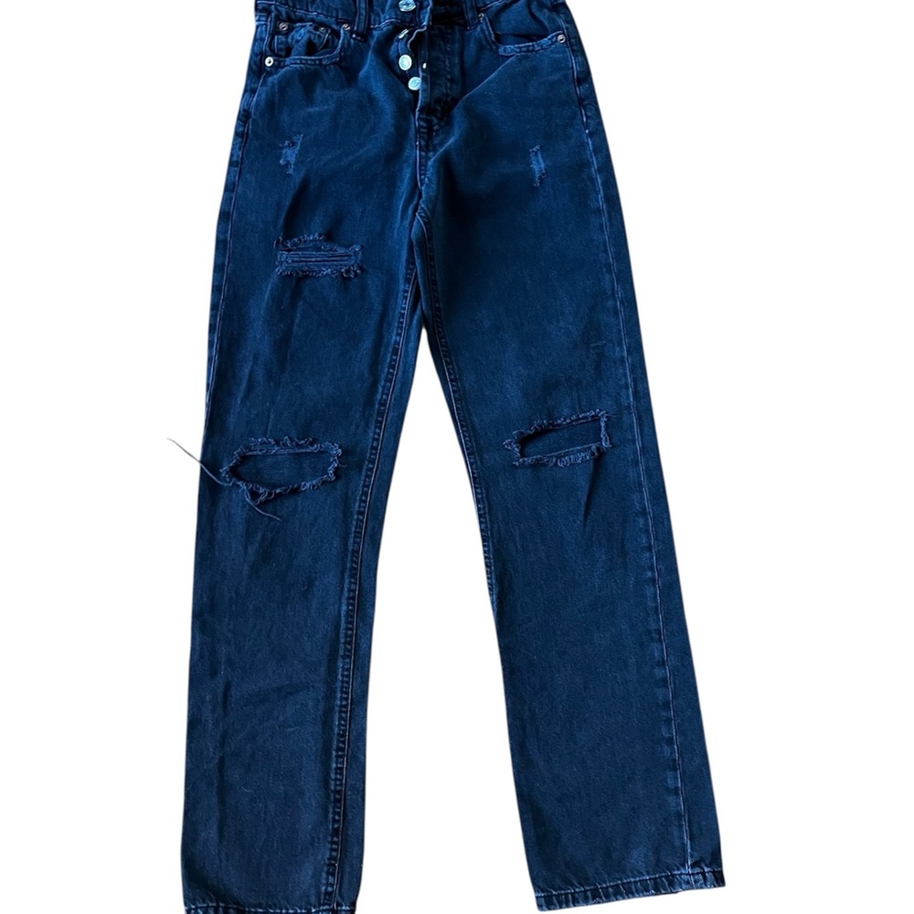 Aeropostale Women’s 90s baggy Fit Ripped Jeans Size 0